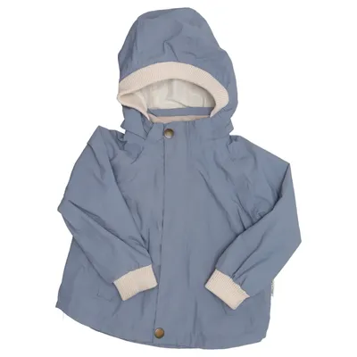 Veste imperméable (Bleu, Beige) de Mini a Ture Coton, Polyamide, Polyester, Polyuréthane