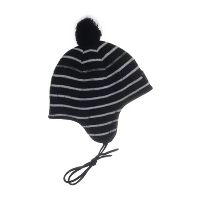 Trapperhatt (Blå, Vit) från Polarn O. Pyret Akryl, Merinoull