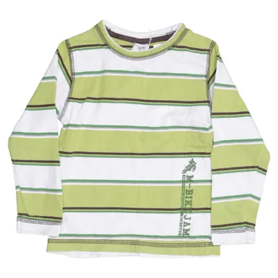 Langarmshirt (Grün, Weiß, Braun) von Palomino by C&A Baumwolle