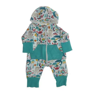 Rompers (White, Multicolored) from Shorty by Ingela Cotton