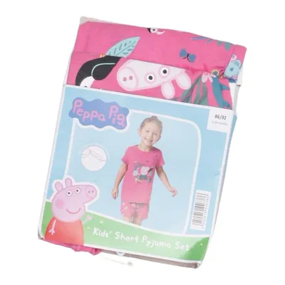 Pyjamasz (Pink, Flerfarvet) fra Peppa Pig Bomuld