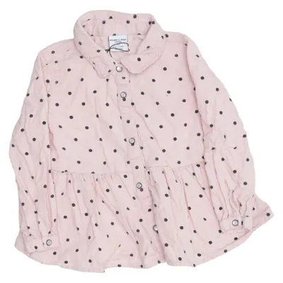 Shirt (Pink, Black) from Polarn O. Pyret Organic cotton