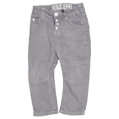 Jeans (Grå) fra Rebus Jeans Bomuld, Elastan