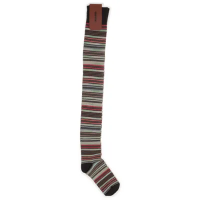 Knee socks (Brown, Multicolored) from Missoni