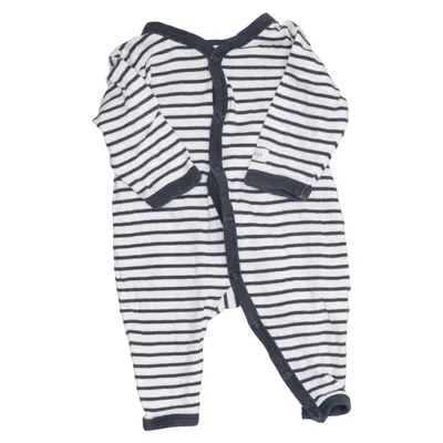 Rompers (White, Blue) from Newbie by KappAhl Cotton