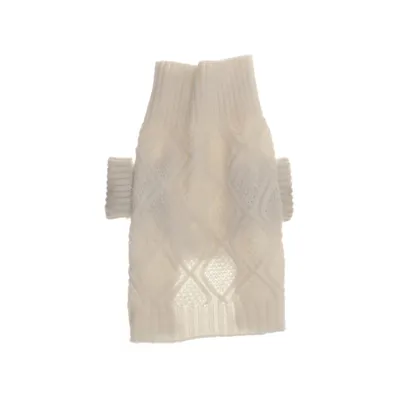 Dog clothes (White) Acrylic, Wool
