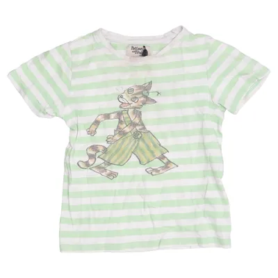 T-shirt (Vert, Blanc) de Pettson och Findus Coton