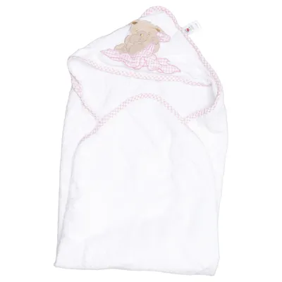Badcape (Vit, Rosa) från Baby Club by C&A Bomull