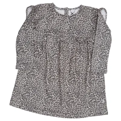 Robe (Beige, Marron) de Luca & Lola Élasthane, Polyester, Viscose