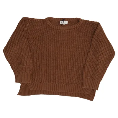 Sweater (Brown) from The Simple Folk Organic cotton