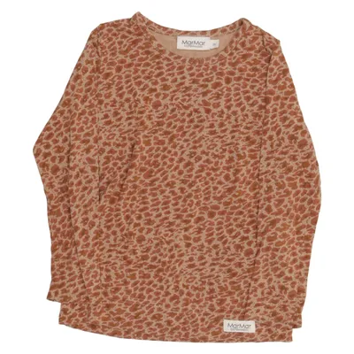Lange mouwen shirt (Bruin) van MarMar Copenhagen Elastaan, Viscose