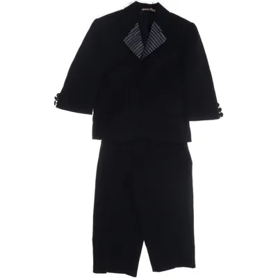Suit (Black, Silver) from Sedat Viscose, Cotton
