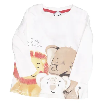 Lange mouwen shirt (Wit, Meerkleurig) van So Cute Katoen