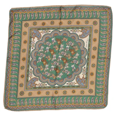 Handkerchief (Green, Multicolored) from Salvatore Ferragamo