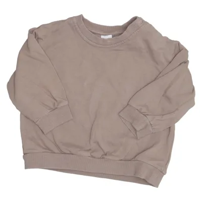 Sweatshirt (Brun) fra H&M Bomuld, Elastan