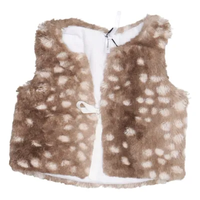 Outer vest (Brown, White) from Orchestra Cotton, Polyester