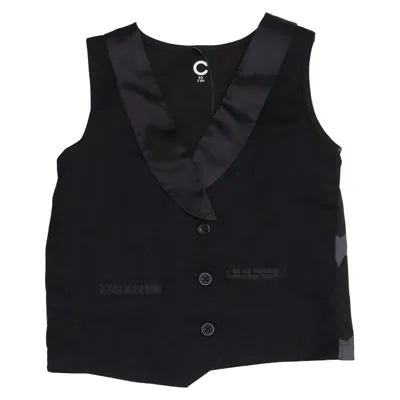 Kostuumgilet (Zwart) van Cubus Katoen, Polyester