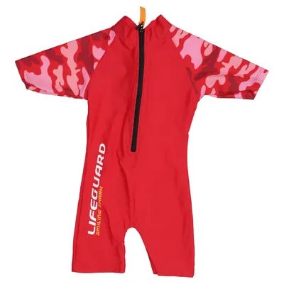 Rompers (Red, Pink) from Smiling Shark Elastane, Polyamide