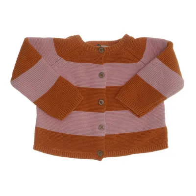 Cardigan (Orange, Pink) fra Minimarket Bomuld