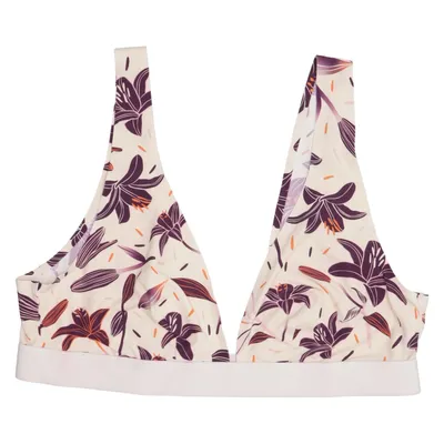 Bikini top (Beige, Purple, Multicolored) from Dedoles Elastane, Polyamide