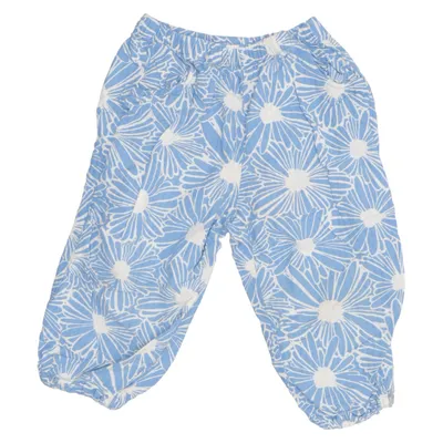Pantalon (Bleu, Blanc) de Zara Coton, Viscose