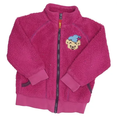 Fleece jas (Roze) van Bamse Katoen, Polyester