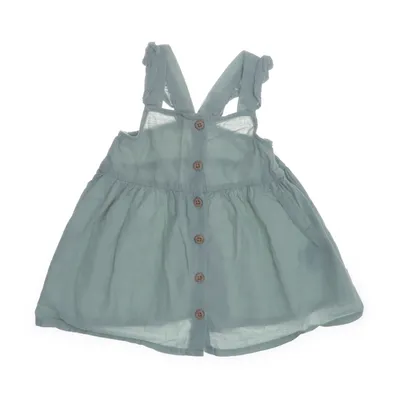 Hängselklänning (Grön) från H&M Baby Bomull