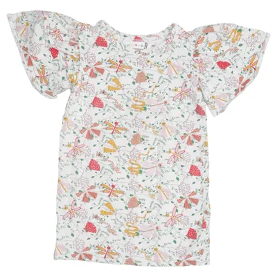 Dress (White, Multicolored) from Minimarket Cotton, Elastane