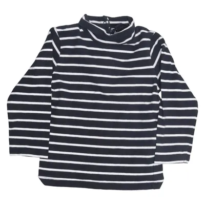 Long sleeve T-shirt (Blue, White) from Kiabi Cotton, Elastane