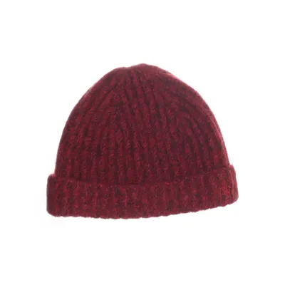 Beaniemössa (Röd, Flerfärgad) från Uniqlo Akryl, Elastan, Nylon, Ull