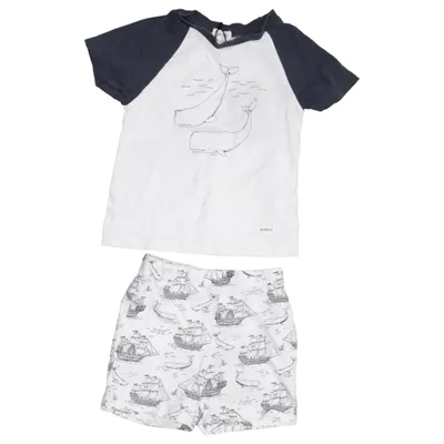 Pyjama (Wit, Blauw) van Newbie by KappAhl Katoen