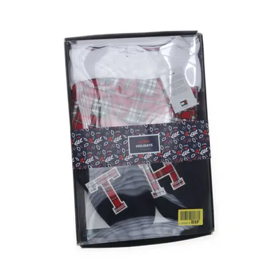 Pajamas (Multicolored, White) from Tommy Hilfiger Cotton, Elastane, Polyester, Viscose