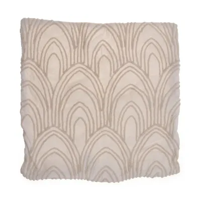 Sierkussensloop (Wit, Beige) van Ellos Home Katoen