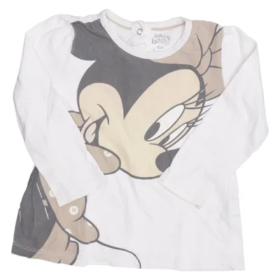 T-shirt à manches longues (Blanc, Marron, Multicolore) de Disney Baby Coton