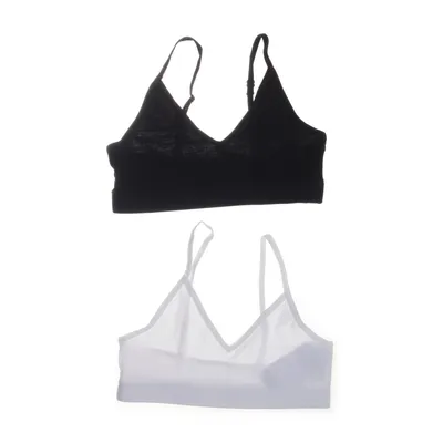 Bralette (Zwart, Wit) van H&M Katoen, Elastaan