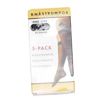 Knee socks (Black) from Spader Dam Polyamide