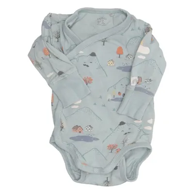 Body (Blå, Flerfarvet) fra Lindex Baby Bomuld, Elastan