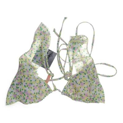 Bikiniöverdel (Gul, Flerfärgad) från NLY Beach Elastan, Polyester