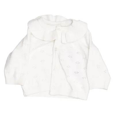 Cardigan (Hvid) fra Lindex Newborn Bomuld, Elastan, Polyester