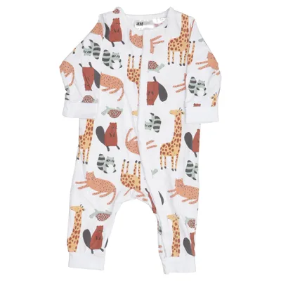 Sparkdräkt (Vit, Flerfärgad) från H&M Bomull