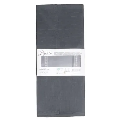 Tafelloper (Grijs, Wit) van Lucca Polyester