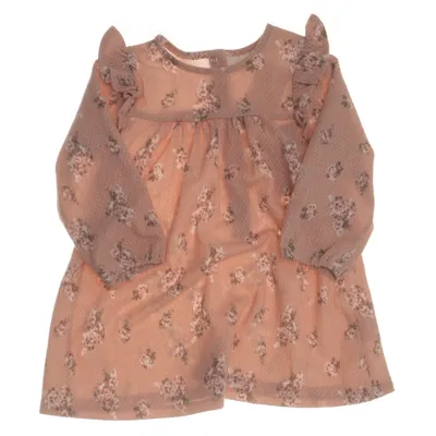 Jurk (Beige, Meerkleurig) van MyWear Baby Elastaan, Polyester