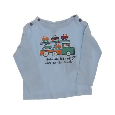 Lange mouwen shirt (Blauw) van My Little Bear Katoen