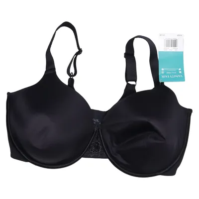Bra (Black) from Vanity Fair Elastane, Polyamide, Polyester
