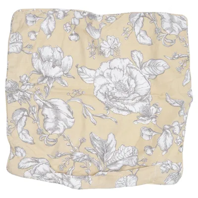 Housse de coussin (Jaune, Blanc) de Linea Coton