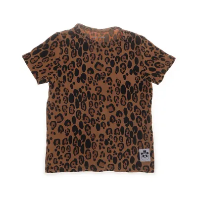 T-shirt (Brun, Svart) från Mini Rodini Elastan, Lyocell