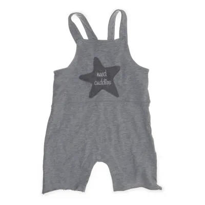 Dungarees (Gray) from Pocopiano Elastane, Organic cotton, Viscose