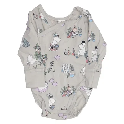 Body (Gray, Multicolored) from Moomin by Lindex Cotton, Elastane
