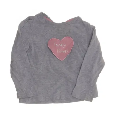 T-shirt à manches longues (Gris, Rose) de Impidimpi Coton, Viscose