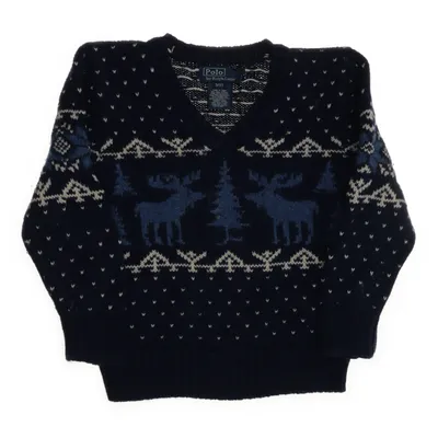 Julesweater (Blå, Flerfarvet) fra Polo Ralph Lauren Bomuld, Uld